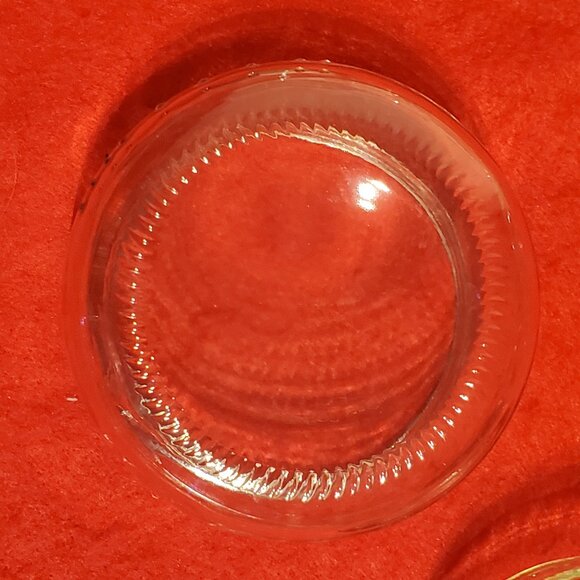 8 Piece Glass Wax Candle Holders - Containers - Mint As New Condition - Picture 4 of 5